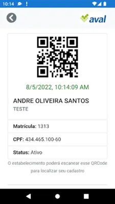 Aval Convênio Farma android App screenshot 1